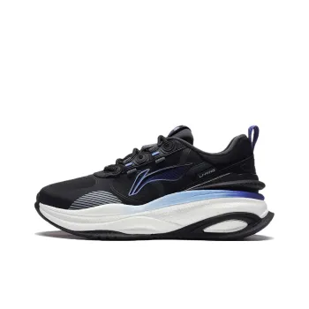 LiNing Exceed 5 Cushioning, Wear Resistant Low Top Sports Casual Shoes Men's Black Blue