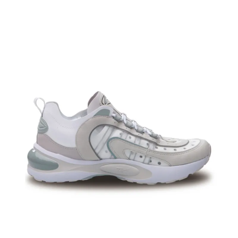 LiNing V8 Anti Slip And Wear Resistant Lightweight Low Top Running Shoes Men's Gray White-1