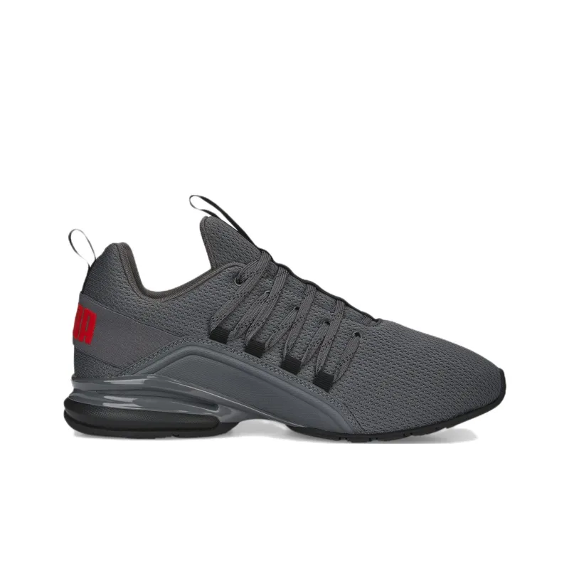 PUMA Axelion Refresh Anti-Slip Wear-Resistant Low-Top Running Shoes Gray-1