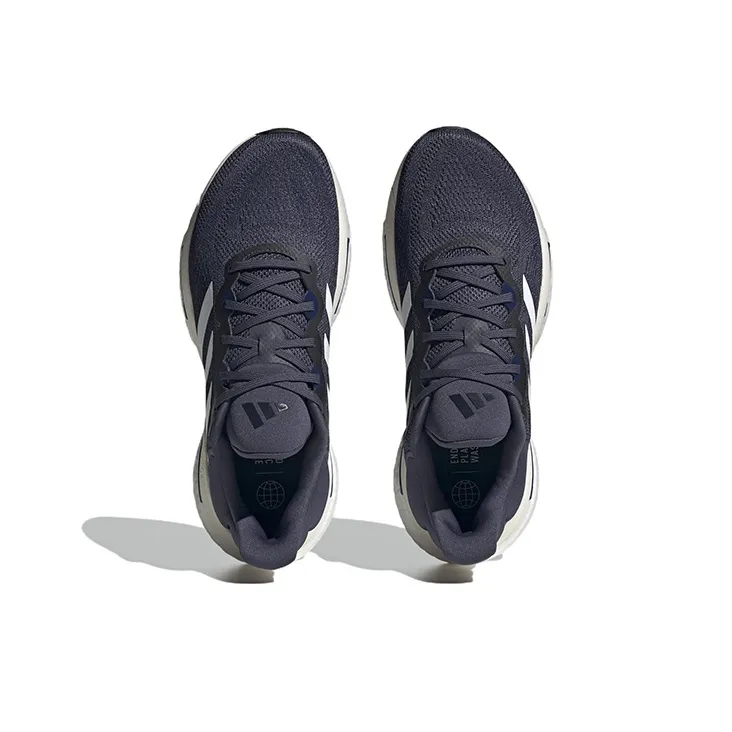 Adidas Solar Glide 6 Lightweight Slip Resistant Rebound Low Top Running Shoes Blue-4