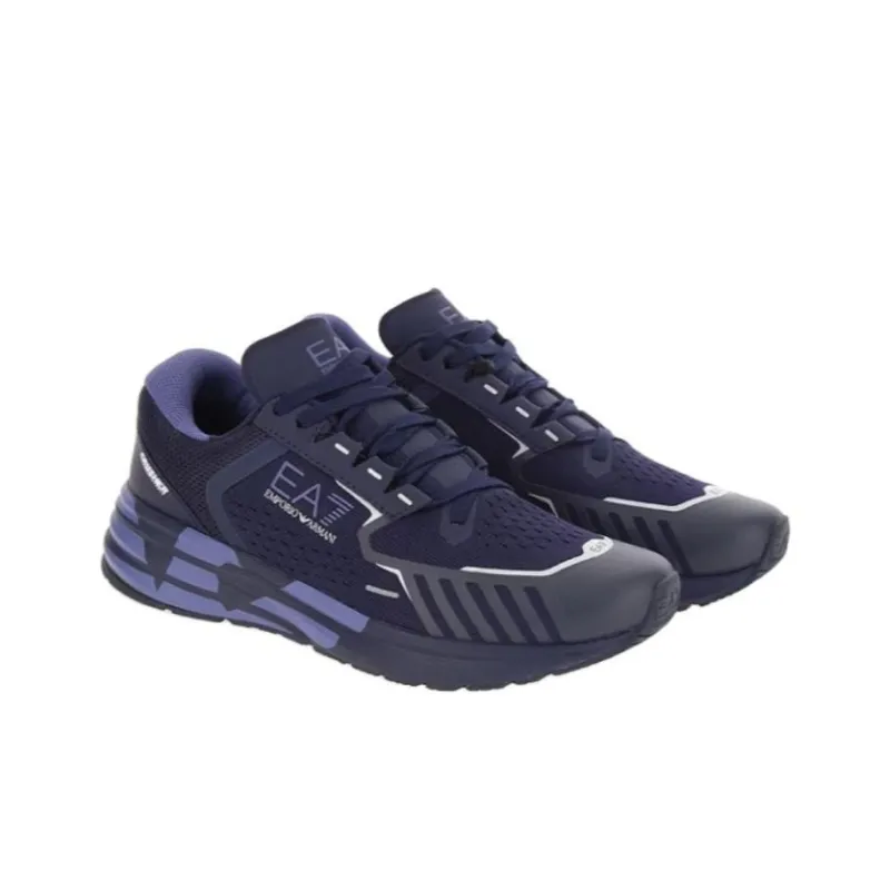 Ea7 EMPORIO ARMANI Logo-print Mesh-panelling Sneakers-2