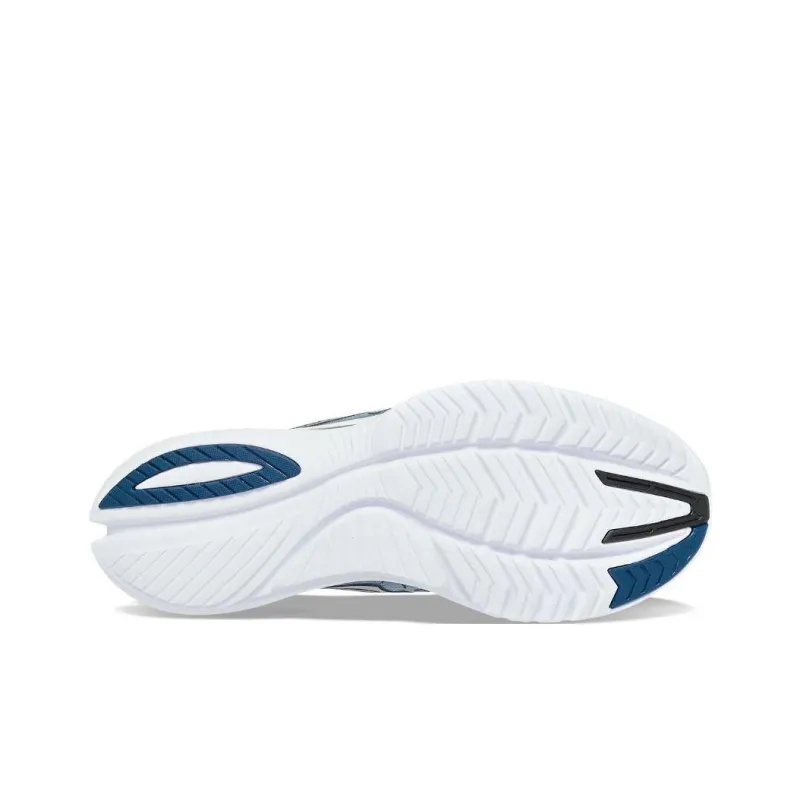 Saucony Kinvara 13 Anti Slip Wear Resistant Low Top Running Shoes Men's Gray Blue-4