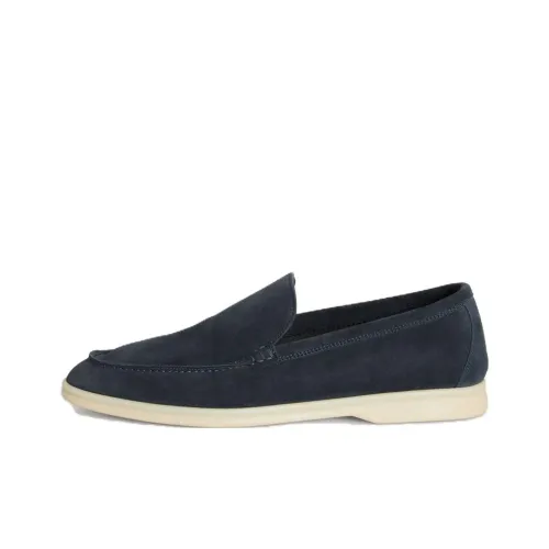 Loro Piana Summer Walk Loafers Men's Gray