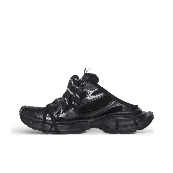 Balenciaga 3XL Mules 'Black Mesh And Polyurethane' Women's