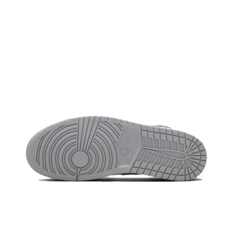 Air Jordan 1 Mid 'Wolf Grey Midnight Navy'-4