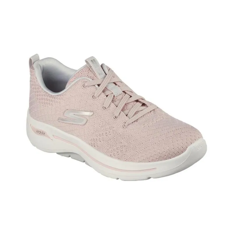 Skechers Go Walk Arch Fit -Unify Anti-Slip Wear-Resistant Breathable Lightweight Low-Top Casual Shoes Women's Pink-2