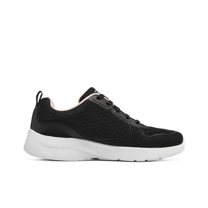 Skechers Dynamight 2.0 Collection 2.0 Breathable And Lightweight Low Top Casual Shoes Women's Black Pink-1