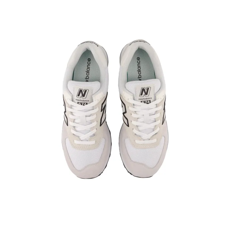 New Balance 574 White Black Off White-3