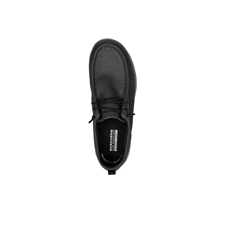 Skechers GO WALK 2 Casual Shoes Men Low-Top Black/Gray-3