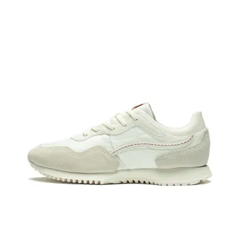 LiNing CF Linen Woven Durable Breathable Low Top Sports Casual Shoes White