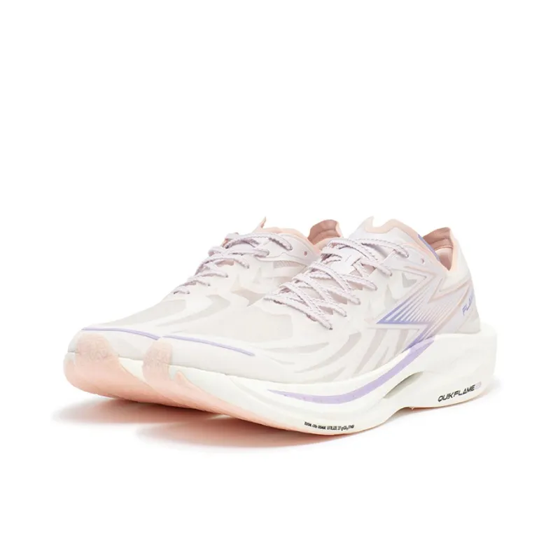 361° Feiran 2 Running Shoes Unisex Low Top Pink/White/Purple-2