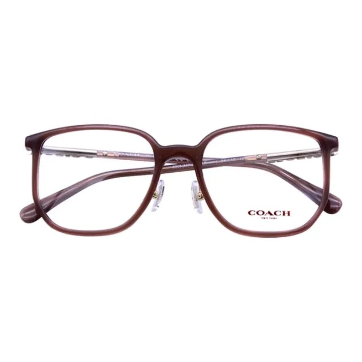 COACH Plate Frame Square Eyeglass Frames Unisex Dusty Pink-2
