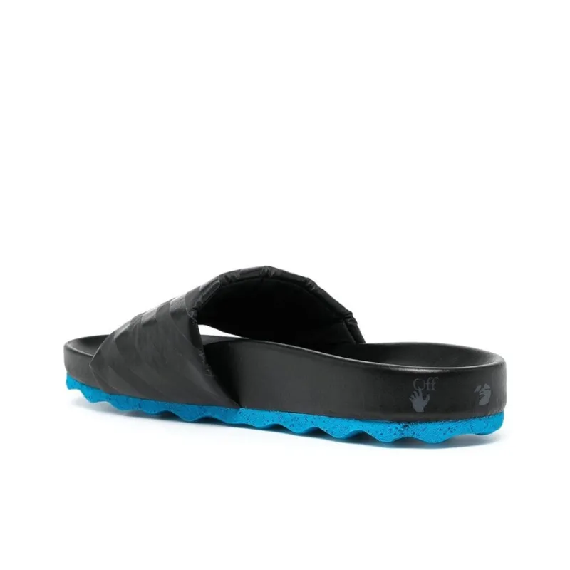 OFF WHITE Diag Stylish Sandals Men's Black-3