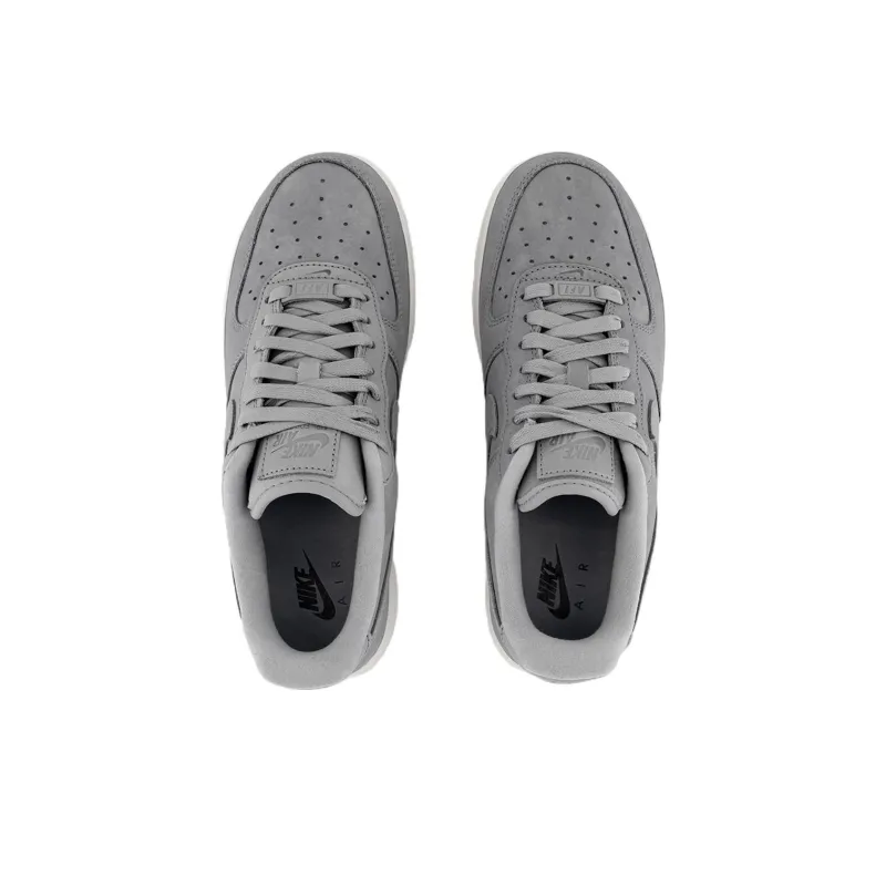 Nike Air Force 1 Low ''Grey Nubuck'' Anti-Slip And Wear-Resistant Lightweight Low-Top Skateboard Shoes Matte Gray-2