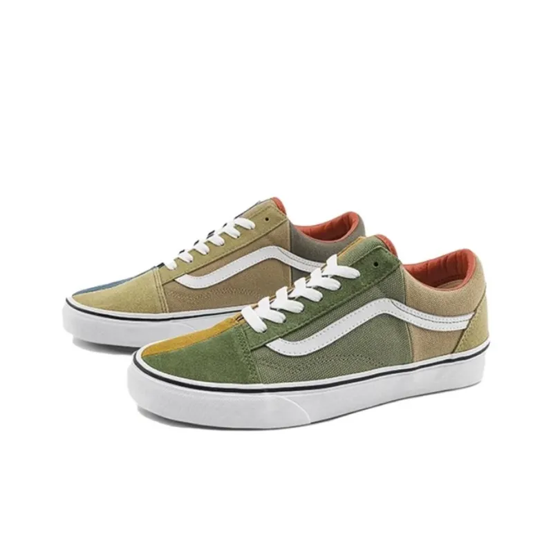 Vans Old Skool Split Duck Canvas 'Green Beige'-2