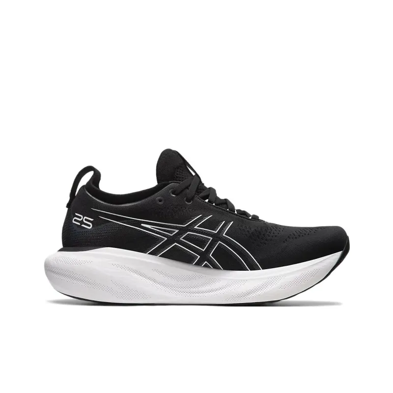 Asics Gel Nimbus 25 Black Pure Silver-1