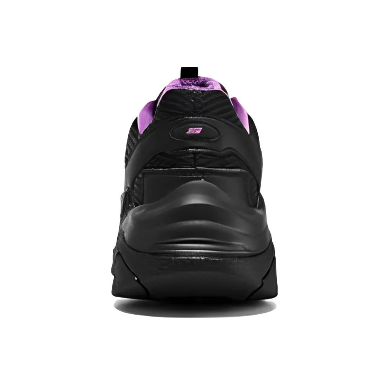 Skechers Stamina V3 Street Cushioning Anti-Slip And Wear-Resistant Low-Top Casual Shoes Women's Black Purple-3