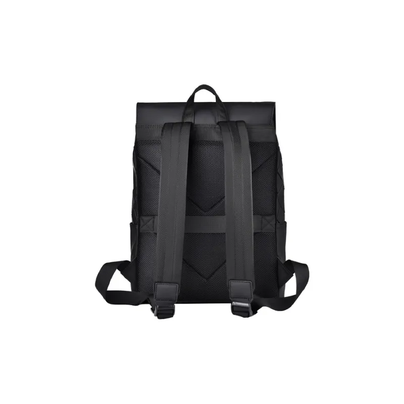 COTECi PU Backpack Regular Unisex Black/Gray/Dazzling Color-2