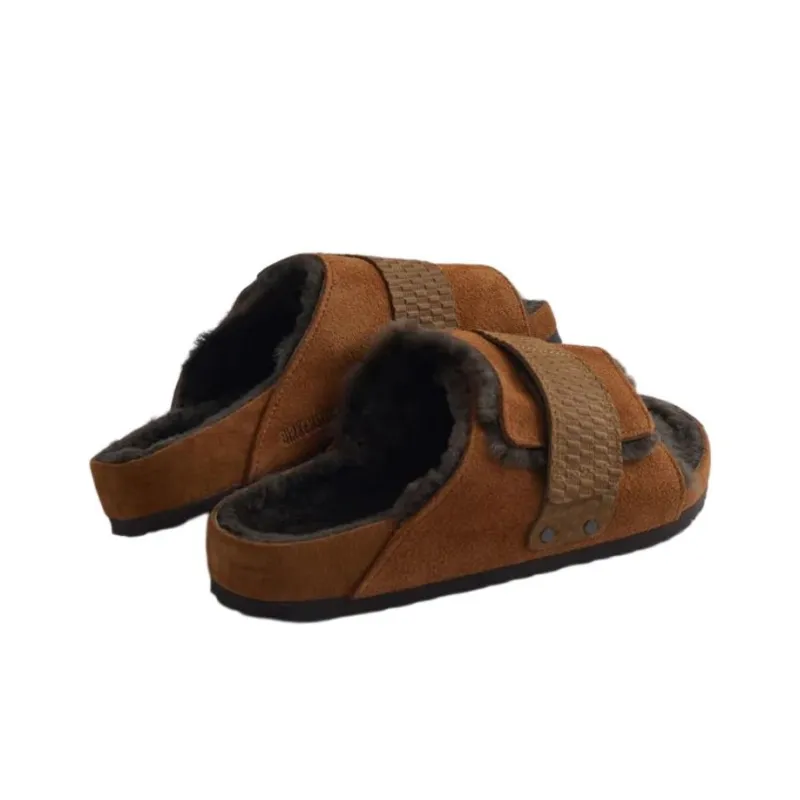 Birkenstock Kith X Kyoto Vl Shearling 'Mink'-4