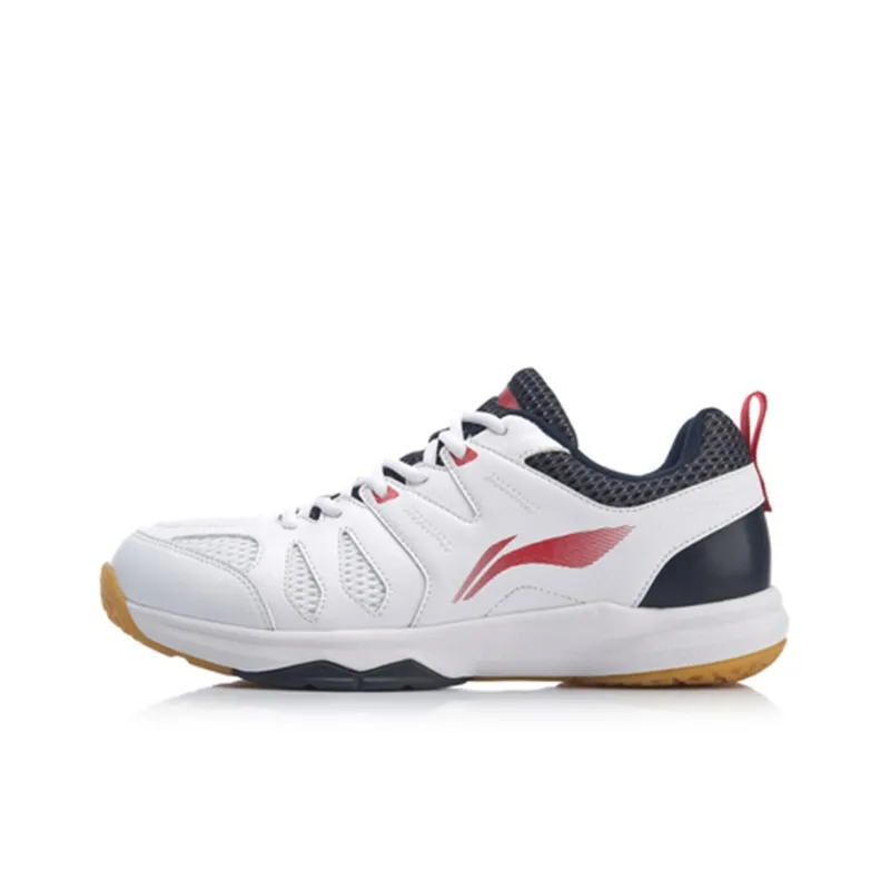 LiNing Swirl V2 Cushioned Slip Resistant Support Lightweight Low Top Badminton Shoes Unisex White-0