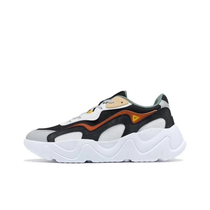 PEAK Trendsetter Cushioning Anti-Slip And Wear-Resistant Low-Top Sports Casual Shoes Black Brown-0