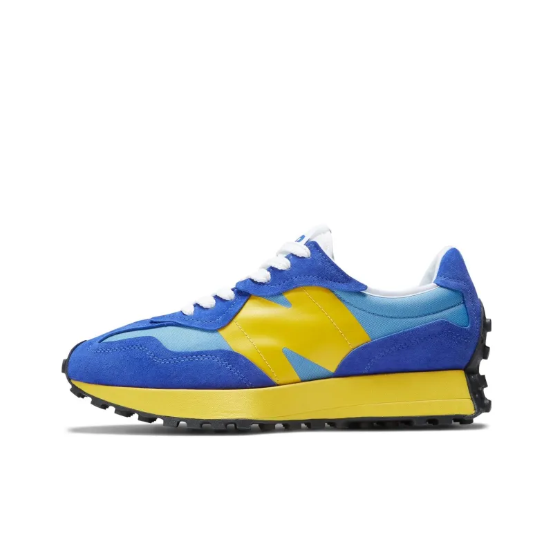 New Balance 327 Warped Essentials Marine Blue Yellow-0