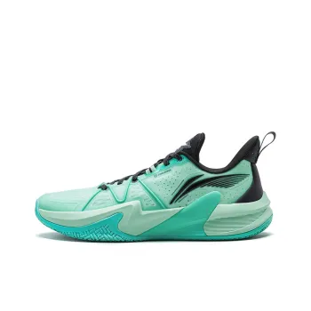 LiNing Speed 1.5 Cushioning, Abrasion Resistant, And Resilient Properties Low Top Basketball Shoes Men's Green Black