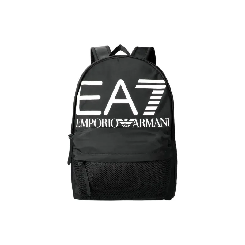 EMPORIO ARMANI EA7 Polyester Backpack Large Size Unisex Black-0