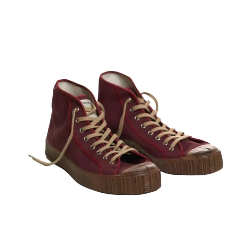 SPALWART Special Mid Stylish Skateboarding Shoes Unisex Burgundy-1