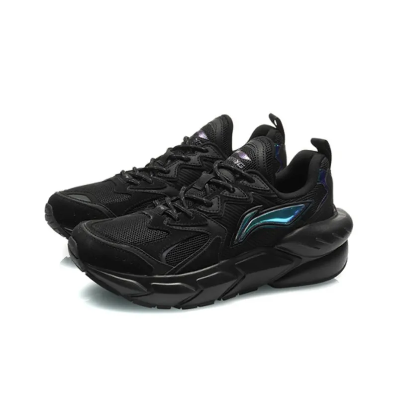LiNing Omen Abrasion Resistant Breathable Low Top Sports Casual Shoes Men's Black-2