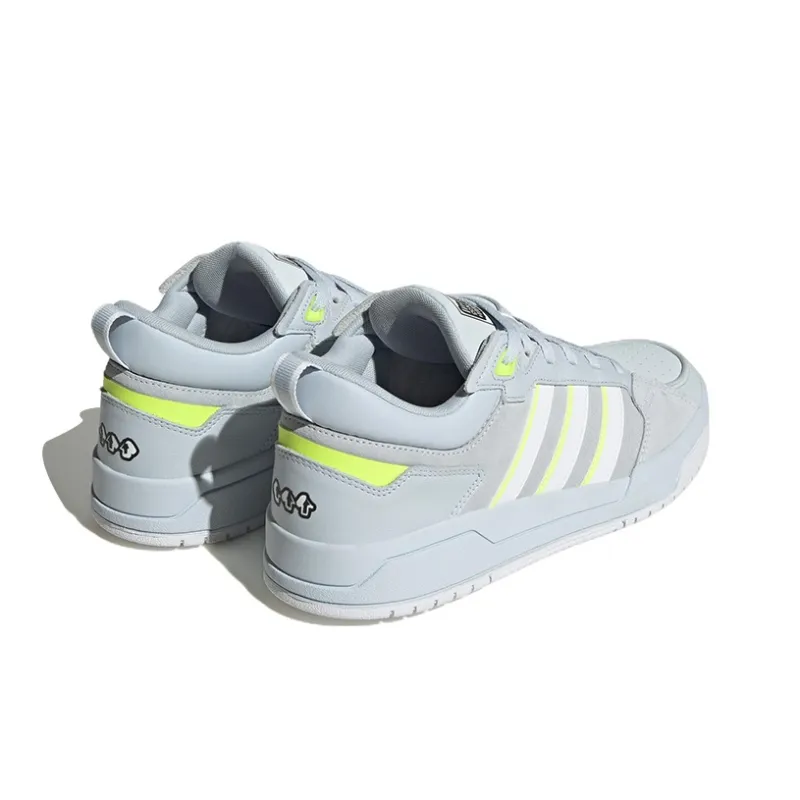 Adidas Neo 100DB 'Light Blue Neon Green'-3