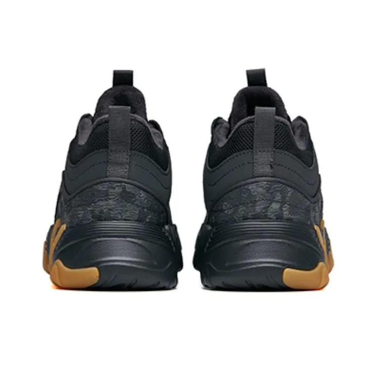 Anta 2.0 Anti Slip Wear Resistant Low Top Sports Casual Shoes Men's Black-3
