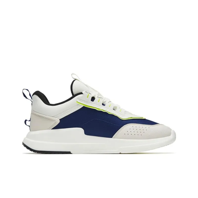 Anta Rubik's Cube Cushioning Anti-Slip And Wear-Resistant Low-Top Sports Casual Shoes Men's Blue White Gray-1