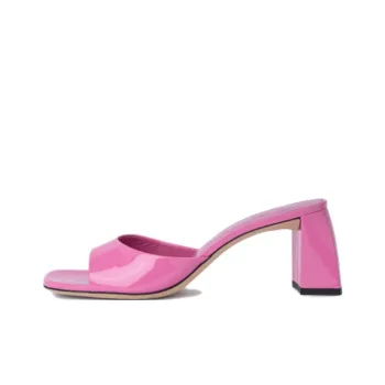 By Far Michele 70mm Patent-leather Mules