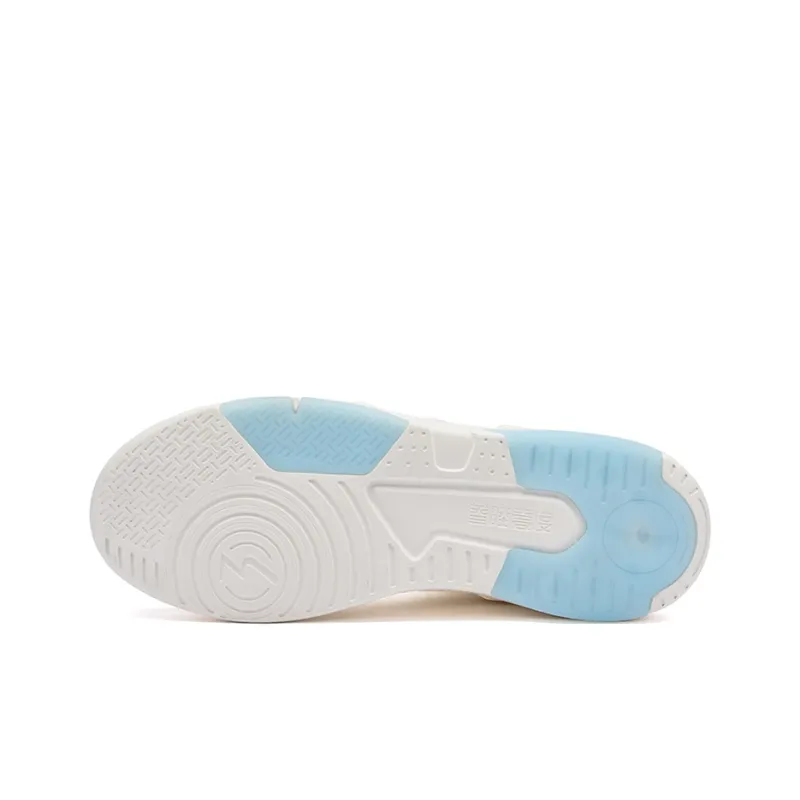 361° Xingran High-Top Skateboard Shoes Men's Feather White-4