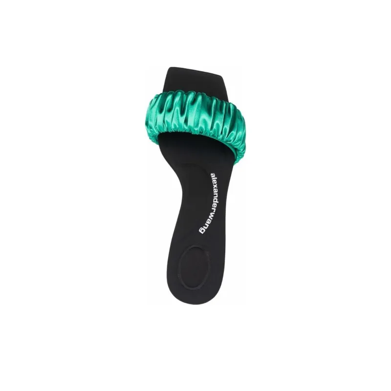 Alexander Wang Jessie Slide Slippers Women's Black Green-3