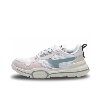 LINING Mark Casual Shoes Women's Low-Top White/Pink/Green