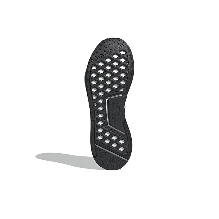 Adidas Nmd R1 V3 White Black Gold Tartan Trefoil-5
