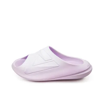 PEAK Very Small Fat Drag Slide Slippers Unisex Light Snow Purple