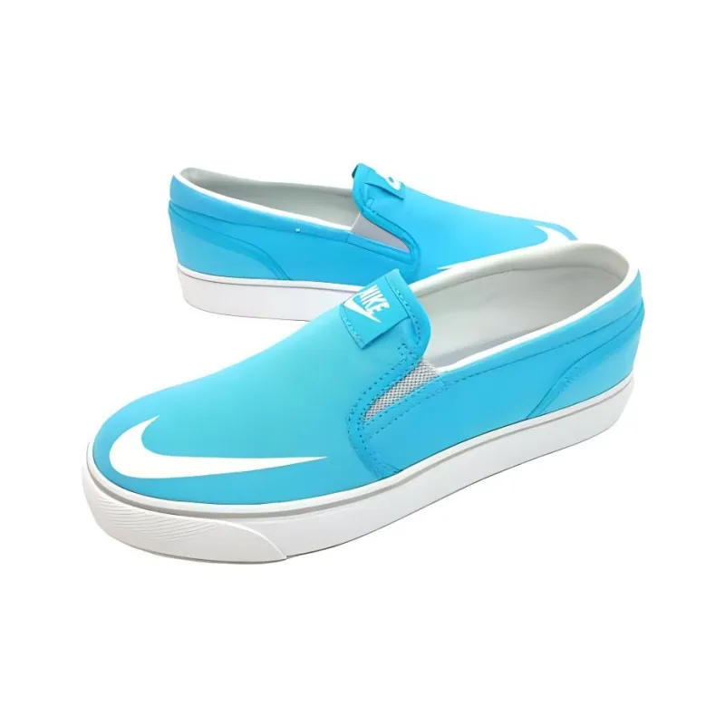 Nike Toki Slip On Canvas 'Aqua' Gs-2