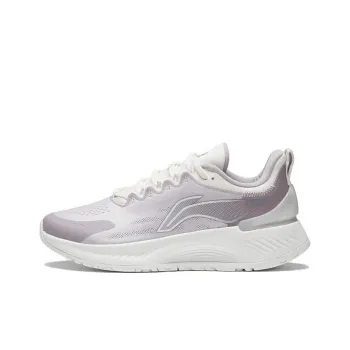 LiNing YueYing Element Shock Absorbers Low Top Running Shoes Women's Lotus Root Powders Purple