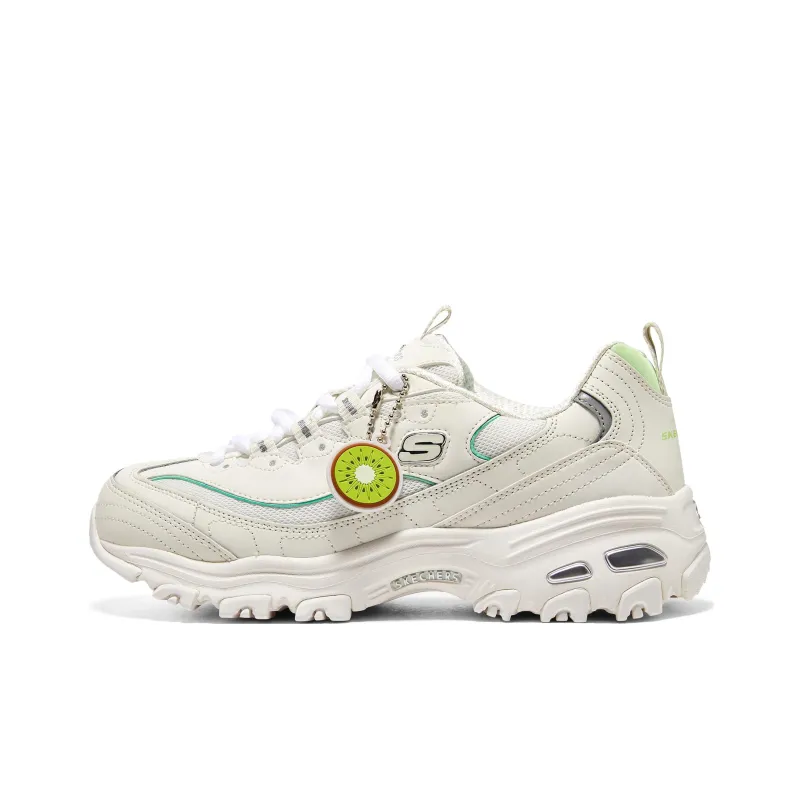 Skechers D'Lites 1.0 Shoes 'Cream White Green' Women's-0
