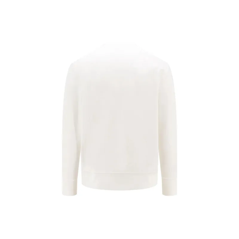 KITON Logo Rubberised Crewneck Sweatshirt-1