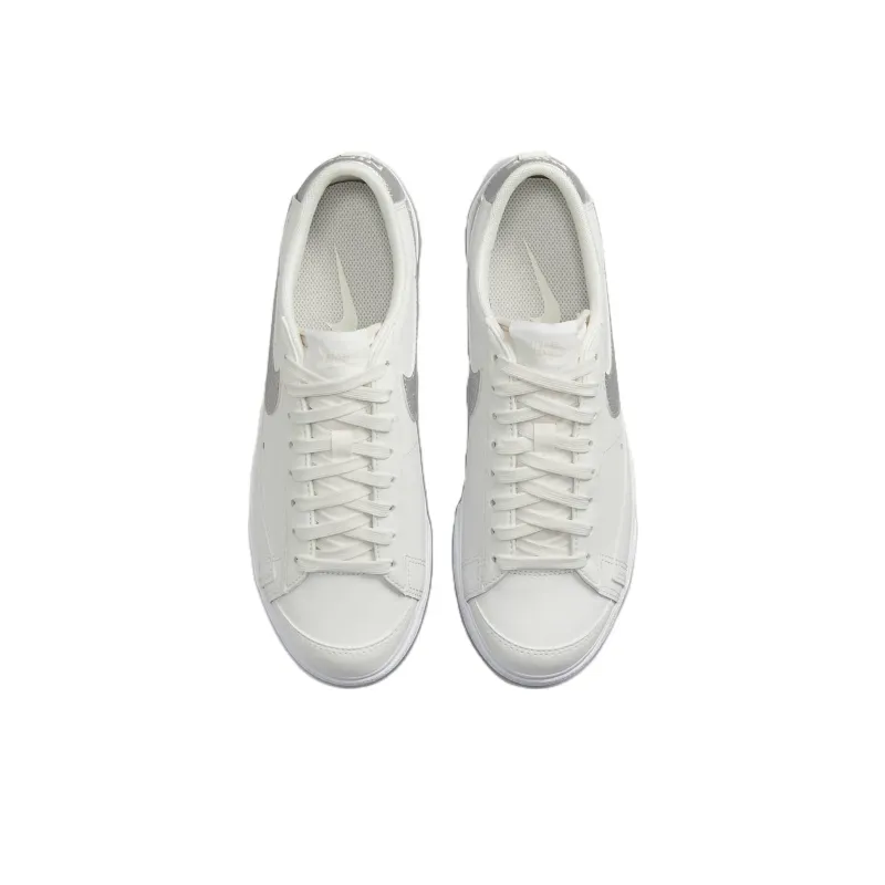Nike Blazer Low Platform 'Summit White Sail White Metallic Silver' Women's-3
