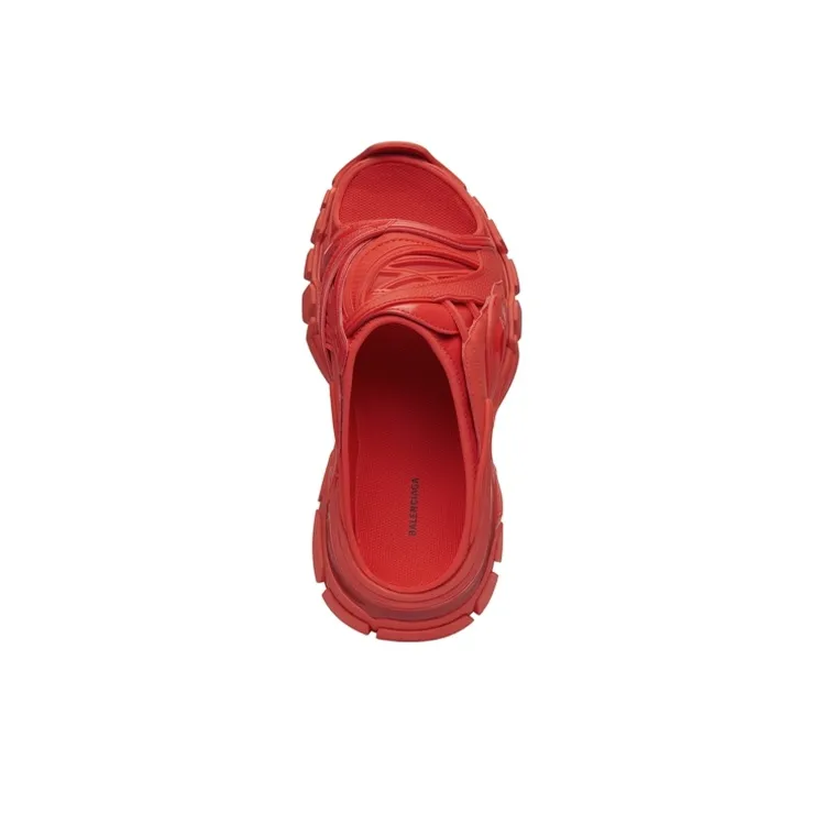 Balenciaga Abrasion Resistant Slide Slippers Men's Red-3