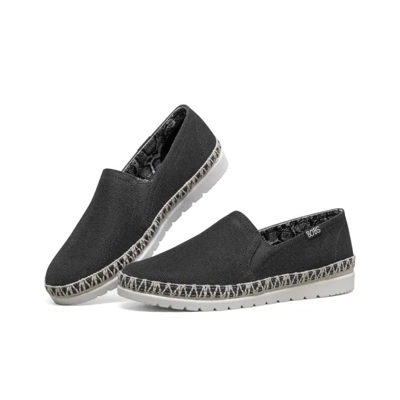 Skechers Bob's Flexpadrille 3.0 Anti-Slip And Wear-Resistant Rebound Low-Top Sports Casual Shoes Women's Black-2