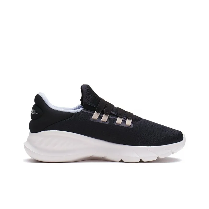 LiNing EazGo EasyFit Collection Cushioning Low Top Running Shoes Women's Black-1