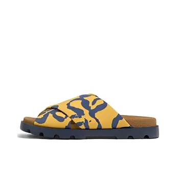 CAMPER Brutus Printed Crossover Strap Sandals
