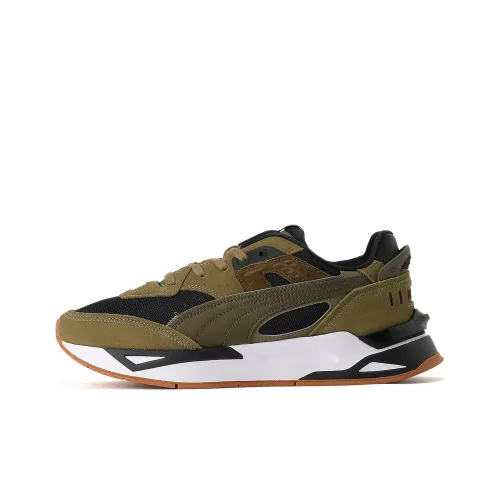 PUMA Mirage Sport Earth Tones Anti Slip Wear Resistant Low Top Sports Casual Shoes Unisex Black Green