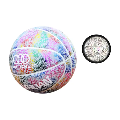 THREEHUAN PU Basketball Size 7 Ball Reflective Training Unisex